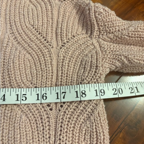 Madewell Mauve Pink Hillview pink cotton crochet knit Cardigan size xxs - Picture 12 of 16